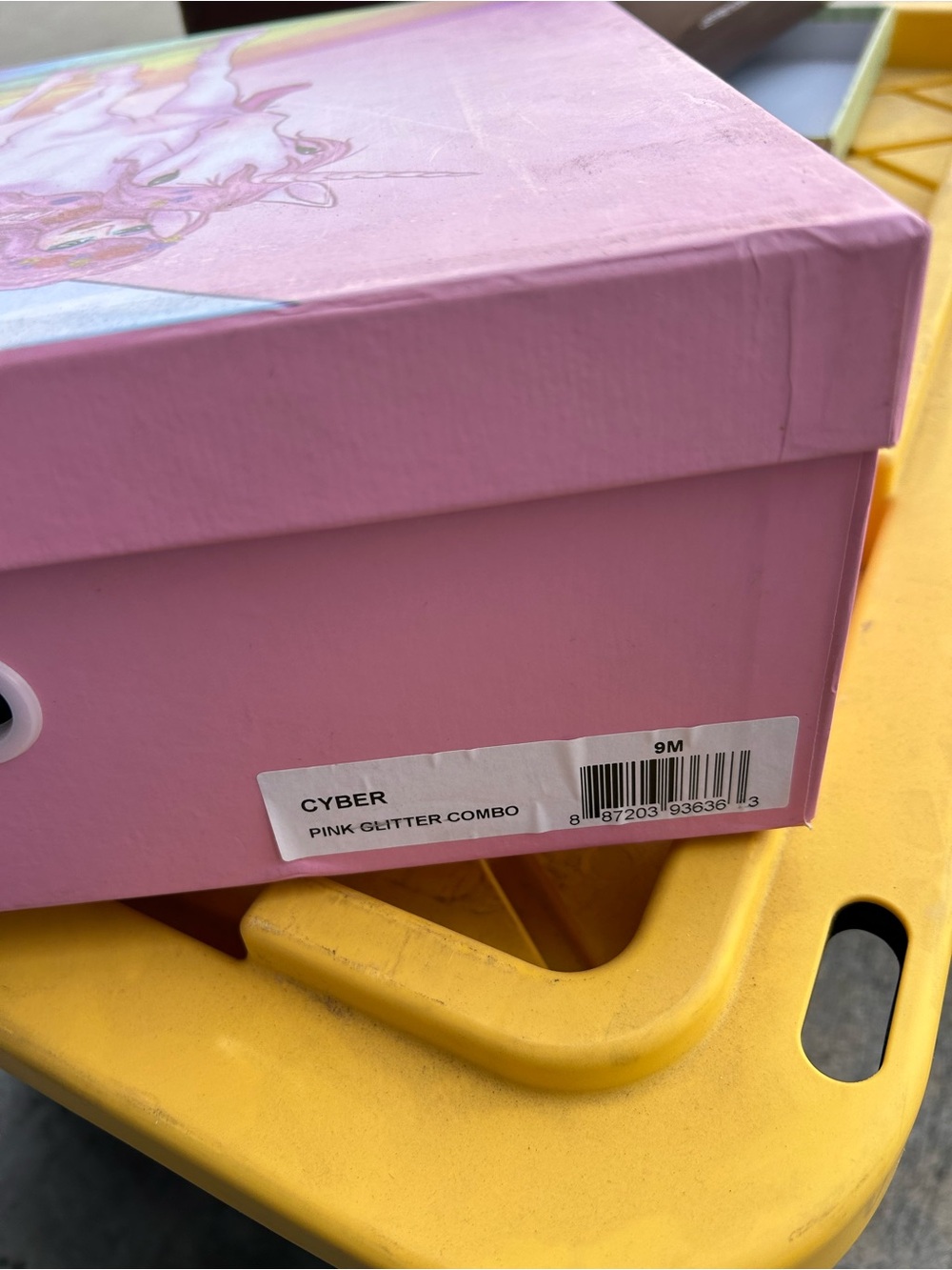 JEFFREY CAMPBELL - NIB Pink Glitter Tweed Combo Hi-Top - Picture 5 of 5